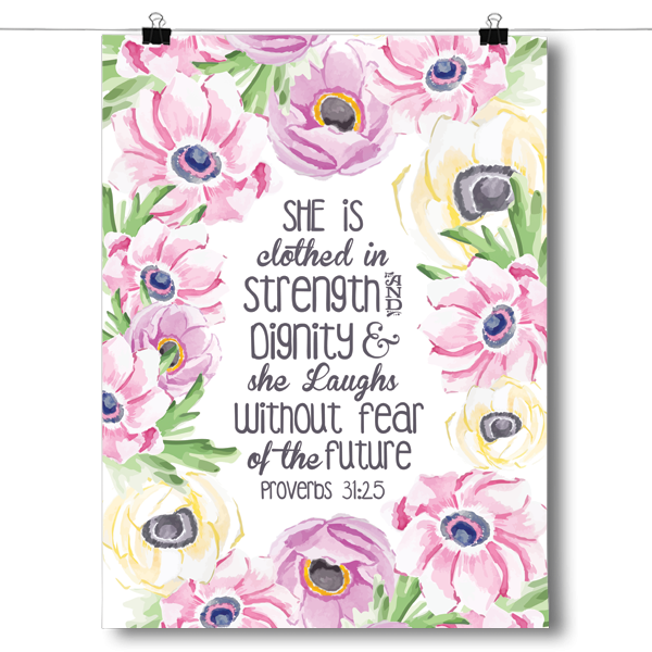 Clothed in Strength Without Fear Proverbs 31:25