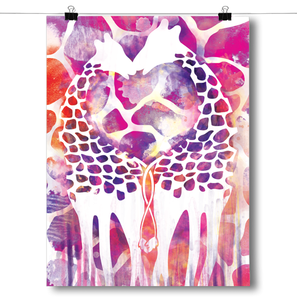 Giraffe Love