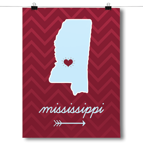 Mississippi State Chevron Pattern