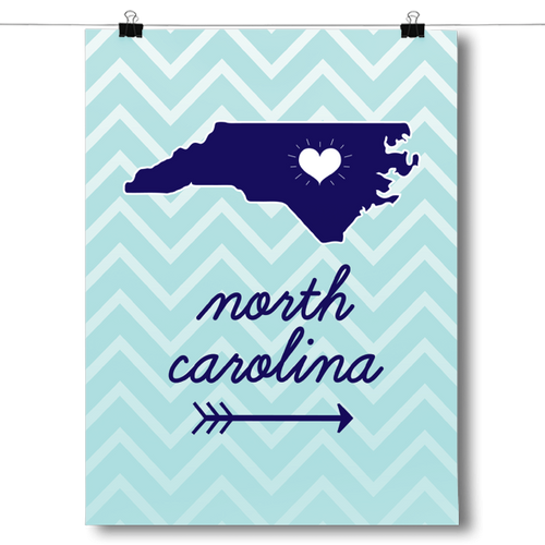 North Carolina State Chevron Pattern