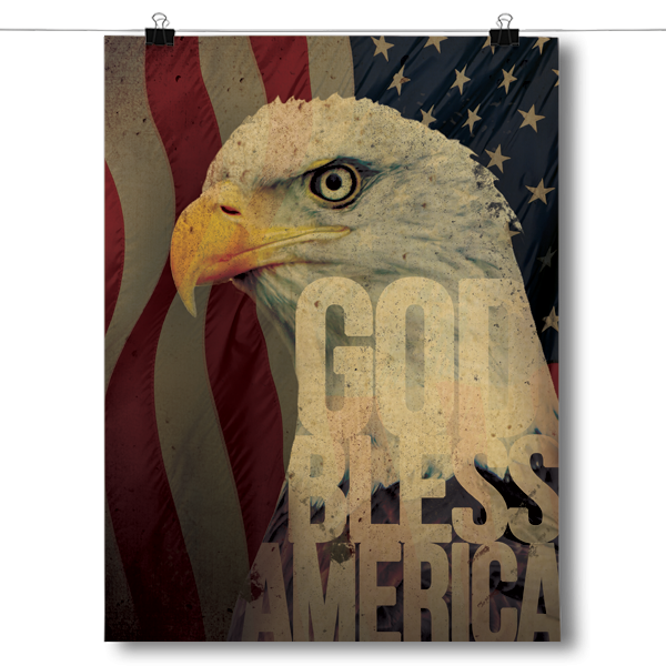 God Bless America - Bald Eagle