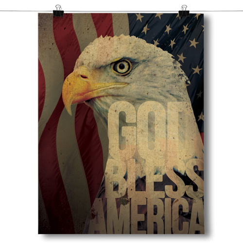 God Bless America - Bald Eagle