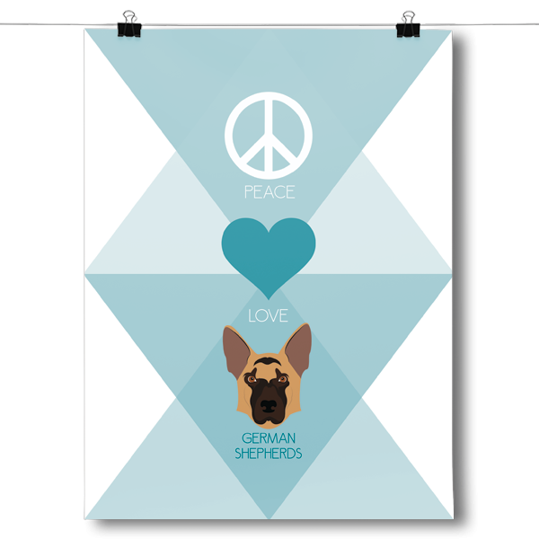 Peace, Love & German Shepherds