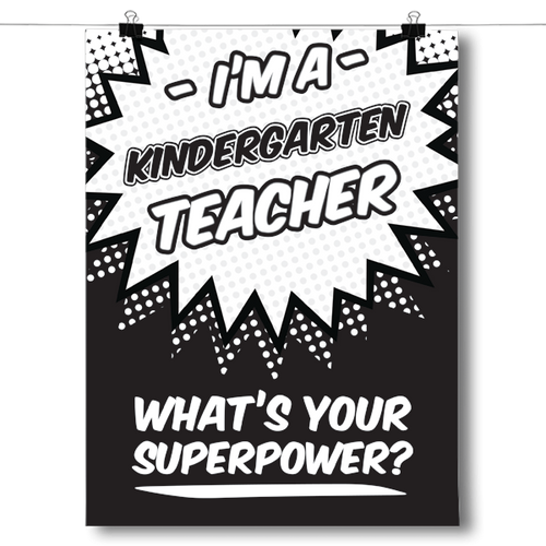 What's Your Superpower - Kindergarten Teacher