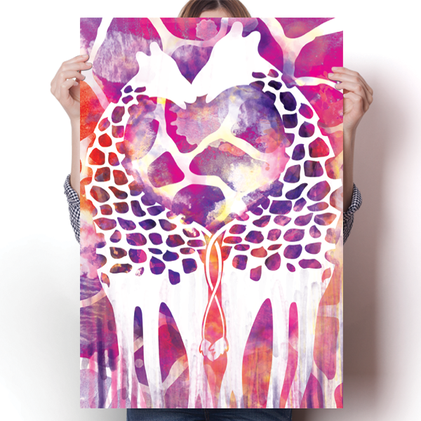 Giraffe Love