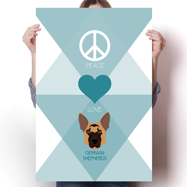 Peace, Love & German Shepherds