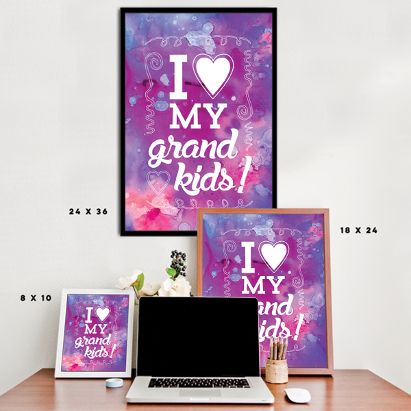 I Love My Grandkids InspiredPosters