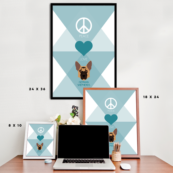 Peace, Love & German Shepherds