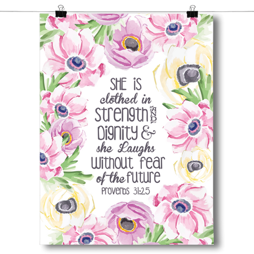 Clothed in Strength Without Fear Proverbs 31:25