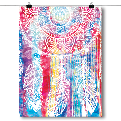 Watercolor Dreamcatcher Spiritual