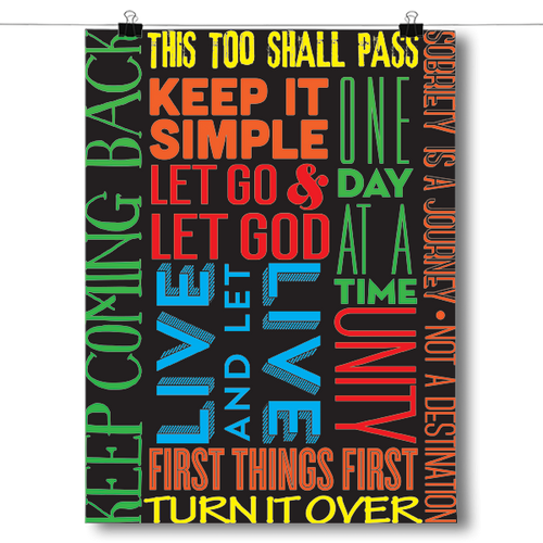 Sobriety and Recovery Slogan Inspirational