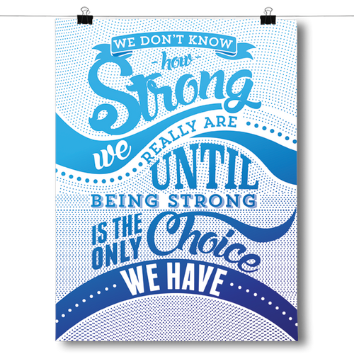 How Strong - Blue Awareness Color