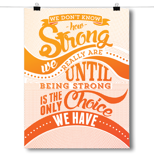 How Strong - Orange Awareness Color