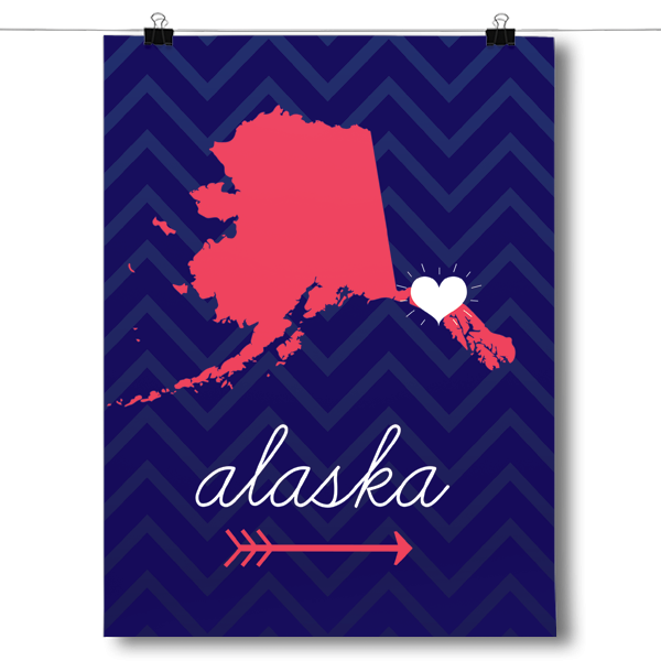 Alaska State Chevron Pattern