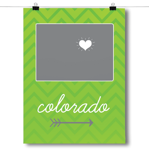 Colorado State Chevron Pattern