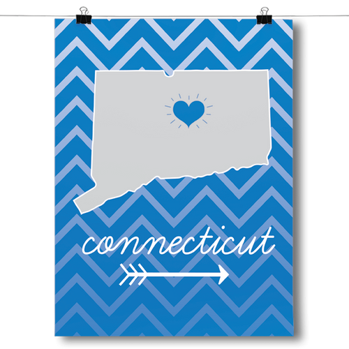 Connecticut State Chevron Pattern