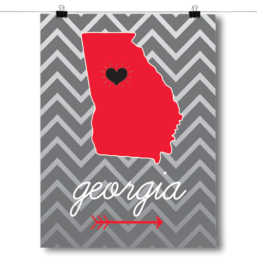 Georgia State Chevron Pattern