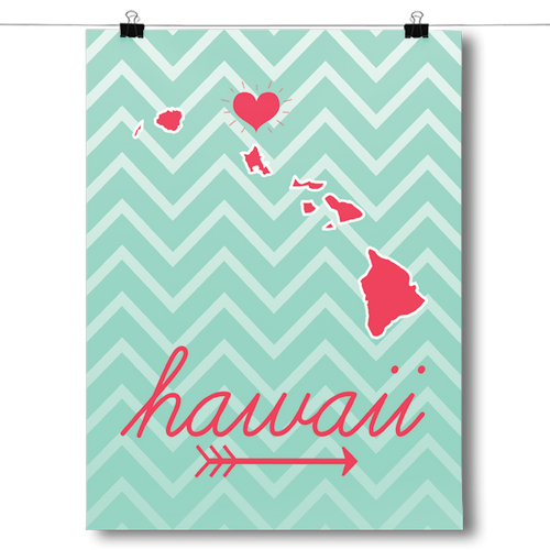 Hawaii State Chevron Pattern