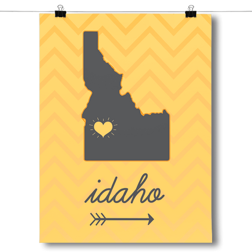 Idaho State Chevron Pattern