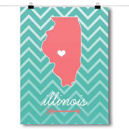 Illinois State Chevron Pattern