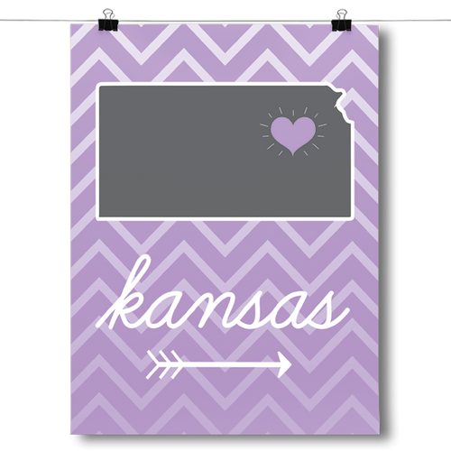 Kansas State Chevron Pattern