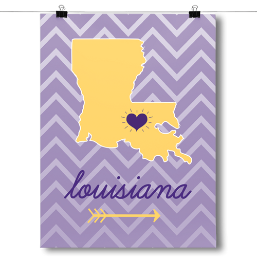 Louisiana State Chevron Pattern