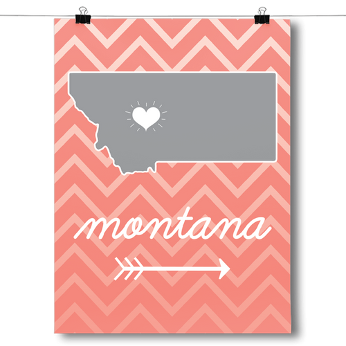 Montana State Chevron Pattern