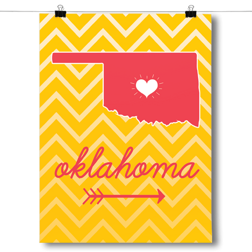 Oklahoma State Chevron Pattern