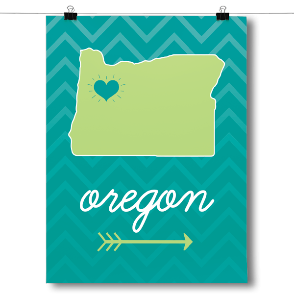 Oregon State Chevron Pattern