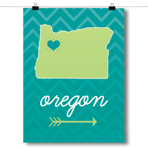 Oregon State Chevron Pattern