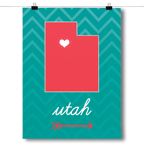 Utah State Chevron Pattern