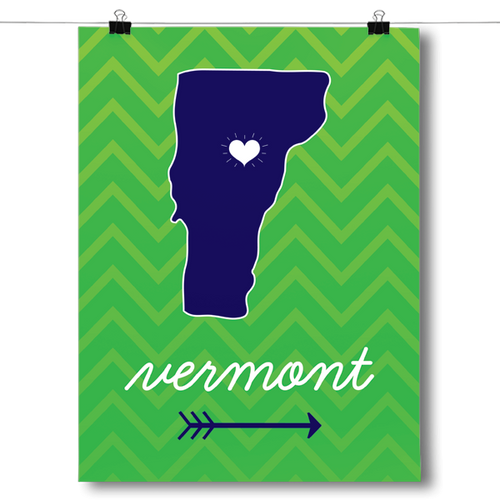 Vermont State Chevron Pattern
