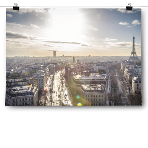 Sunburst - Paris & Eiffel Tower