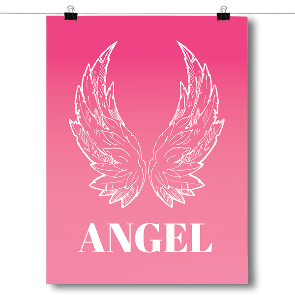 Pink Angel Wings