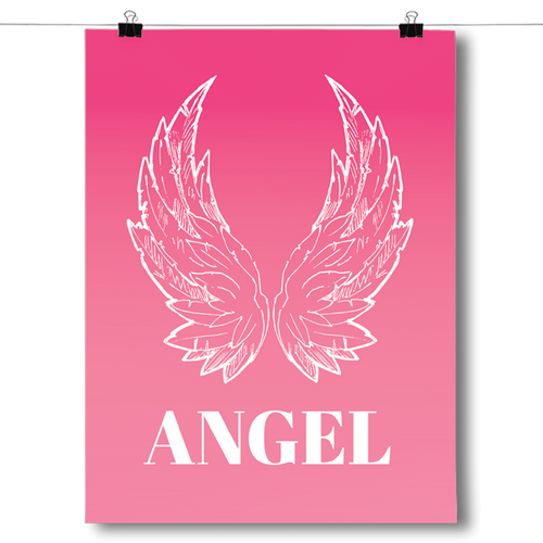 Pink Angel Wings