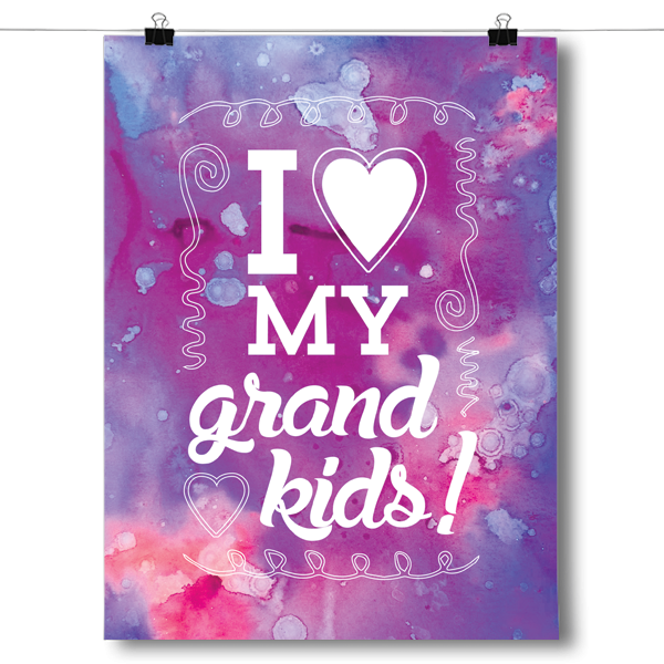 I Love My Grandkids InspiredPosters