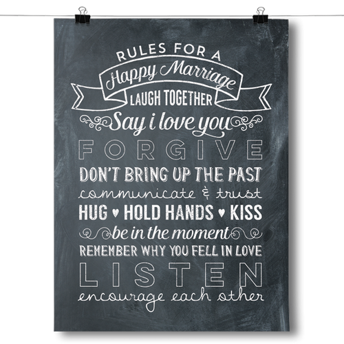 Rules for a Happy Marriage