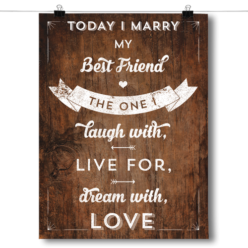 Today I Marry My Best Friend