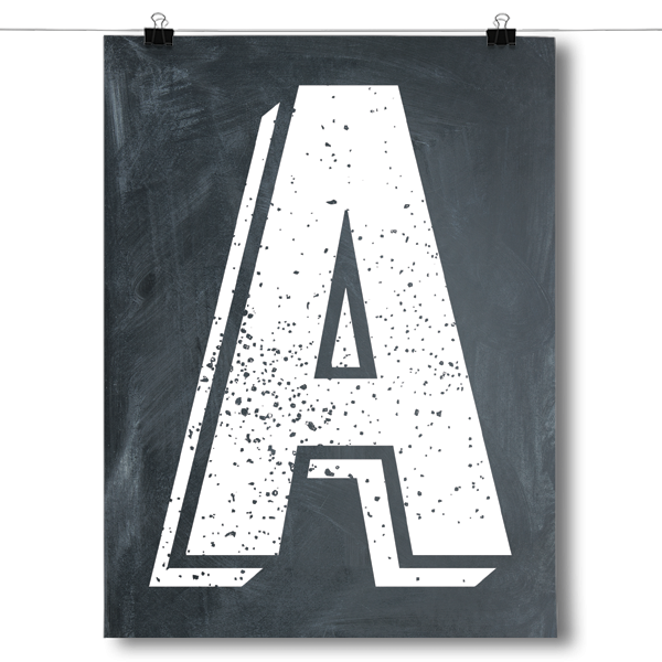 Alphabet Letters - A