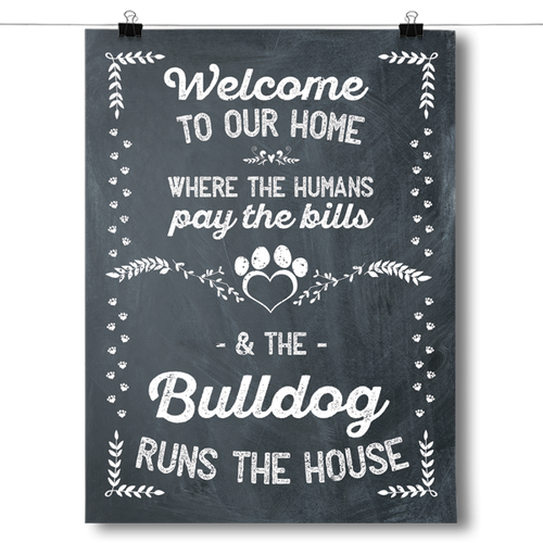 The Bulldog Runs The House