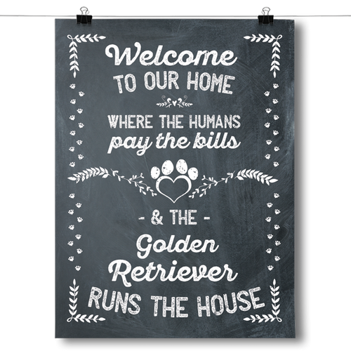 The Golden Retriever Runs The House
