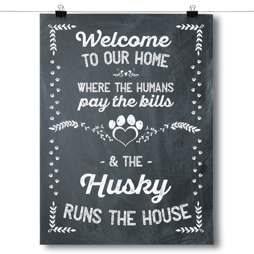 The Husky Runs The House