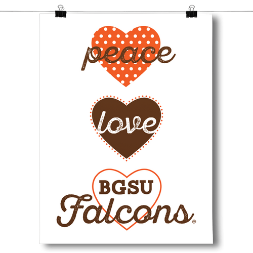 Peace, Love, BGSU Falcons - NCAA