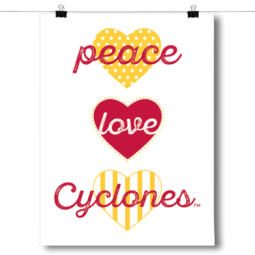 Peace, Love, Cyclones (Iowa State University) - NCAA