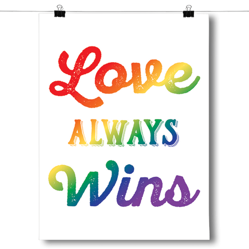 Love Always Wins - LGBT - White