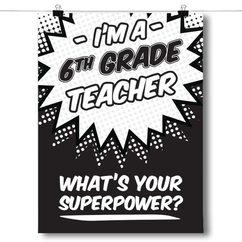 What's Your Superpower - 6th Grade Teacher