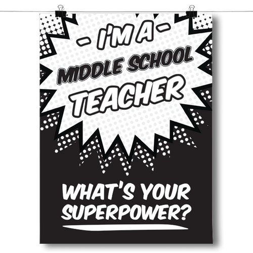 What's Your Superpower - Middle School Teacher