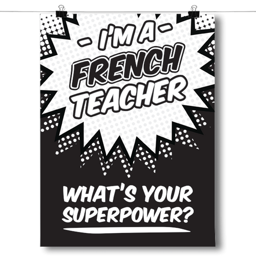 What's Your Superpower - French Teacher