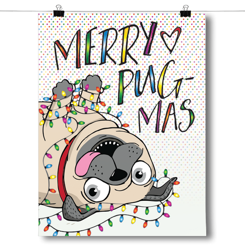 Merry Pugmas - Christmas