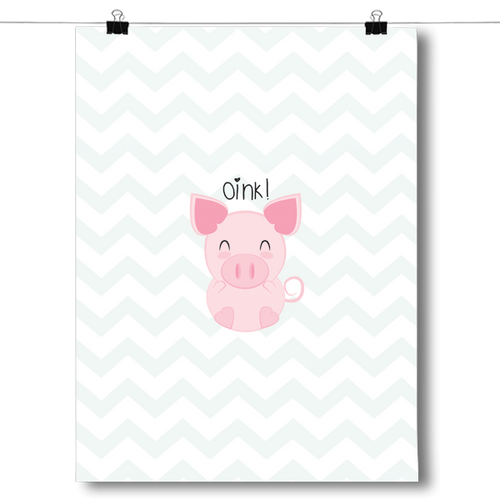 Oink! - Pig Chevron